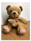 Cherished Teddies Plush Bean Bag - Heart Of Gold - 8 inches - Gold