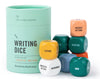 Two Tumbleweeds Writing Dice Set - 9 Wood Dice for Creative Story Inspiration - 1 inch - Ideal for Writers & Teachers