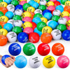 Lenwen 50 Pcs 2.5 Inch Inspirational Colorful Stress Squeeze Balls Pack Motivational Anxiety Relief Small Foam Balls for mature-themed Girls Boys Employee Gifts (Thank You for Being Amazing)