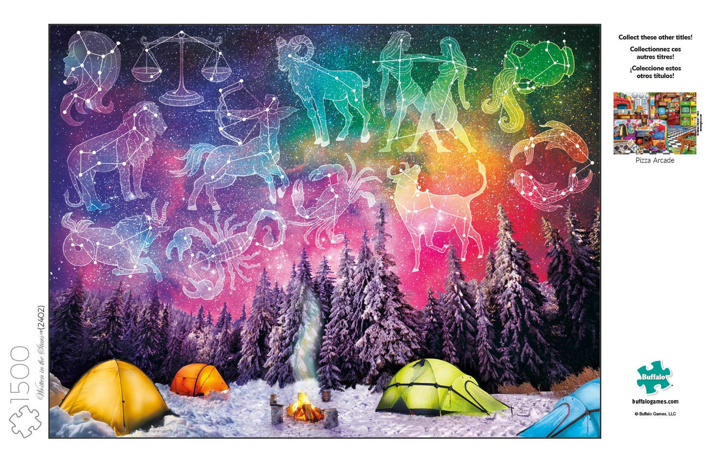 Buffalo Games 1500 Piece Jigsaw Puzzle - Written in The Stars, Large Size, Multicolor, Perfect for Game Nights, Model 2402