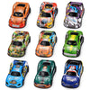 4.2'' Toy Cars Metal Race Cars Vehicles 9 Pack, Pull Back Cars Toys for Boys, Girls, Toddlers, Kids 2,3,4,5,6,7 Years Old, Party