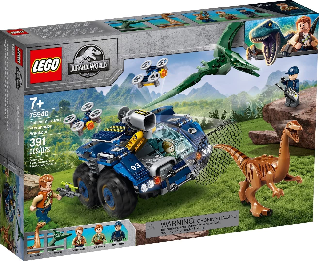 75940 Lego Jurassic World Gallimimus And Pteranodon Breakout ***2020*** (June)