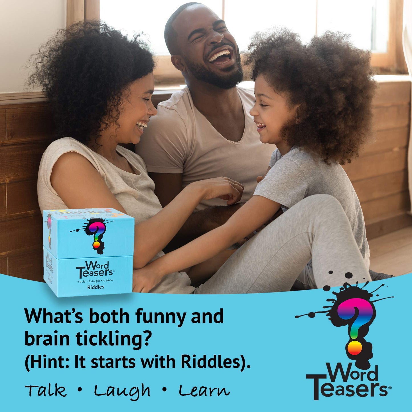 ? Word Teasers Riddles - Riddle Game For Kids, Teens & Adults - Fun & Funny Brain Teaser Puzzles - Great Card Game For Kids/Fun Travel Game - 150 Riddle Cards