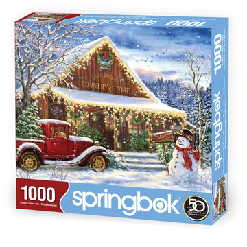 Springbok'S 1000 Piece Jigsaw Puzzle Lazy Creek Country Store - Made In Usa
