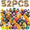 WPQO 52Pcs Halloween Rubber Ducks in Bulk,Halloween Ducks for Halloween Goodie Bag Stuffers,Rubber Duckies Baby Bath Toys for Pa