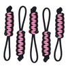 Bubbasgaragetv - Large Heavy Duty Paracord Zipper Pulls (Rose Pink)