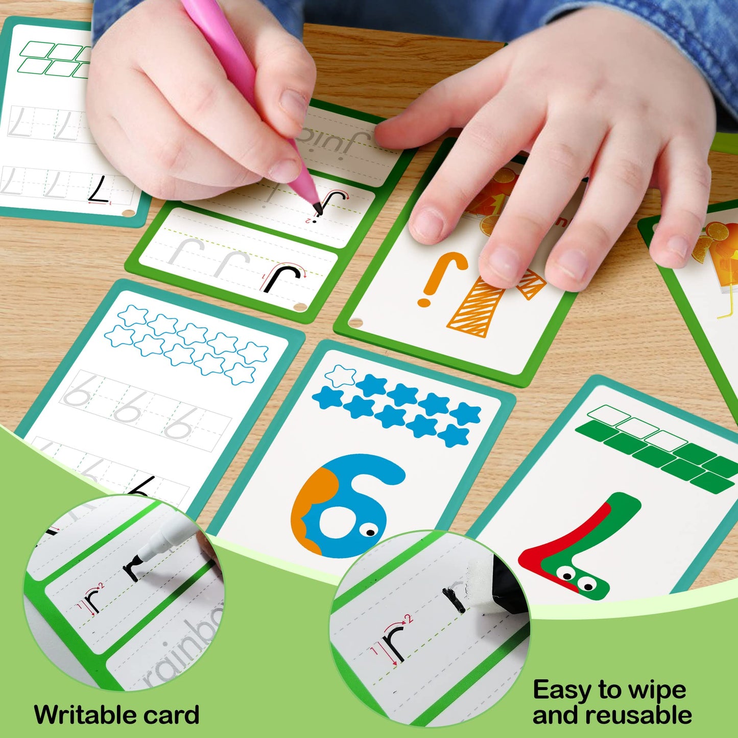 60 Cards, 120 Pictures Abc Alphabet Flash Cards For Toddlers 3-6 Years, Preschool Kindergarten Toddler Flash Cards For 3,4,5,6 Years, Abc, Alphabet Number, Antonym, Body Parts, Sports, Weather