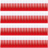 Lcpqmzgh 120 Pcs Gold Noise Makers, Metallic Fringed Noise Makers For New Year Party Favor Supplies (Red)