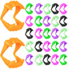 Seifar 54 Pcs Halloween Teeth Vampire Fangs For Halloween Dress-Up, Costume, Party Decoration, Goodie Bag Filler (Black, Purple,
