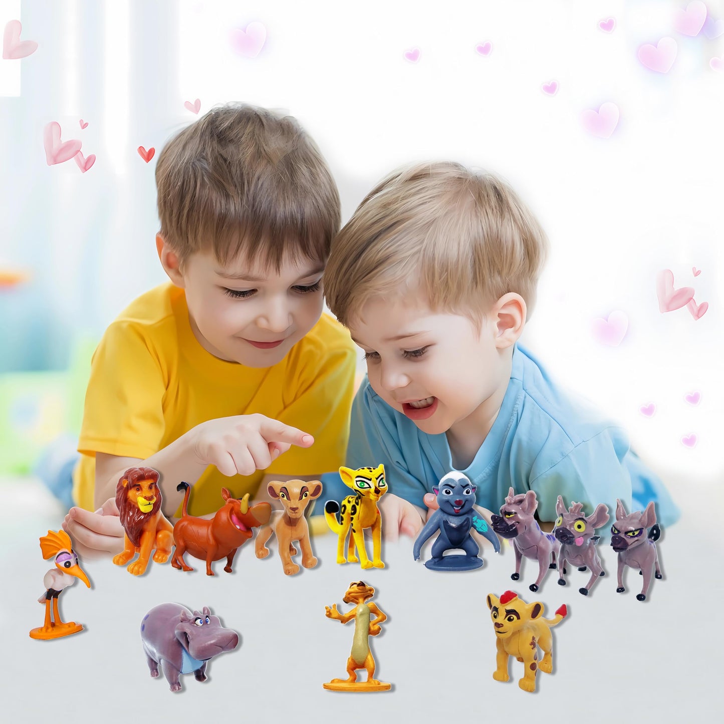 Zcxcyfff The Lion King -The Lion Guard Figurines, Tales Of Mufasa & Simba Perfect The Lion King Toys ,1-2.3 Inches Mini Figurine