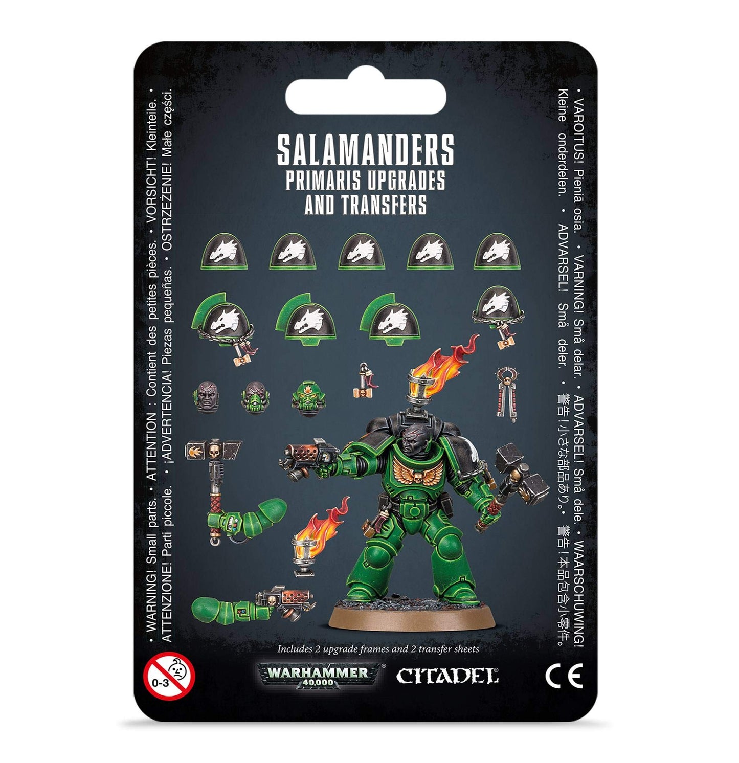 Games Workshop Warhammer 40,000 Salamanders Primaris Upgrades & Transfers Multi-colored Model 48-59