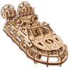 Ugears Rescue Hovercraft - Boat Model Kits For Adults - 3D Wooden Puzzle Ship - Wood Model Boat Kits To Build - Premium Model Boats Kits With Intricate Design To Build For Adults