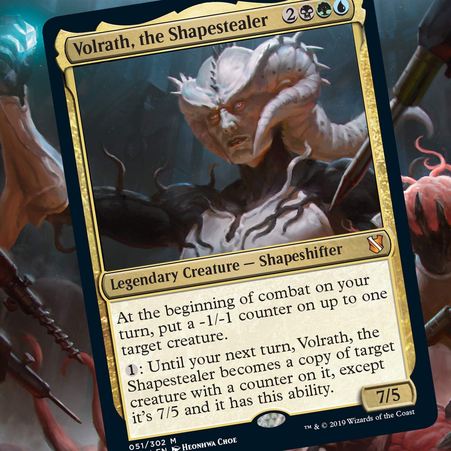 Magic: The Gathering Commander 2019 Faceless Menace Deck | 100-Card Ready-To-Play Deck | 3 Foil Commanders