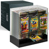 Dinavio Crafthouse 3-Slot Booster Pack Dispenser With Black Base - Fits 120 Booster Packs For Dispensing - Compatible With Tcg Trading Card Boosters And Sports Card Boosters - 4Mm Acrylic Stackable
