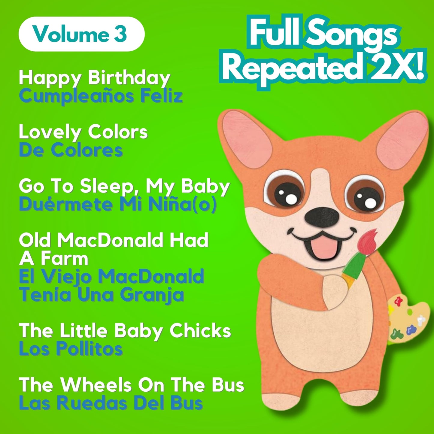 Coco Learns Spanish Vol. 3 | Musical Spanish Books For Kids 1-3, Spanish Toys For Babies & Toddlers 1-3, Baby & Toddler Spanish Books, Bilingual Learning Toys For 1 Year Old, Libros Para Bebes Español