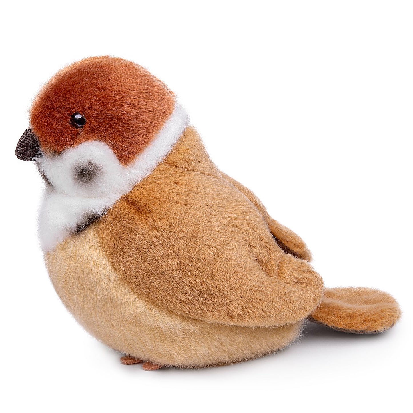 Simulation White Pigeon Stuffed Animal Toy - 10 Inch Rock Pigeon Toys, Cute Pigeon As Gift For Kids (6.3In Sparrow)