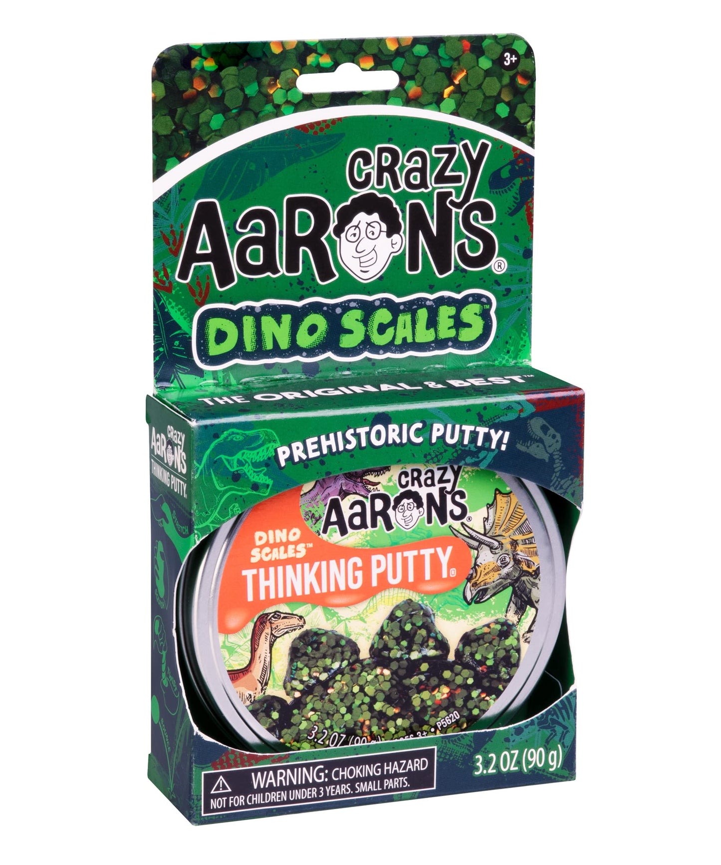 Crazy Aaron'S Thinking Putty Dino Scales - Prehistoric Kids Putty Great For Dinosaur And Nature Lovers - Non-Toxic, Never Dries Out
