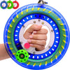 TianYueFly Kite Reel and Line Spool, 8.7in Dia with 1200ft Kite String, Winder with Lock and Connector for Kids & Adults (Blue)
