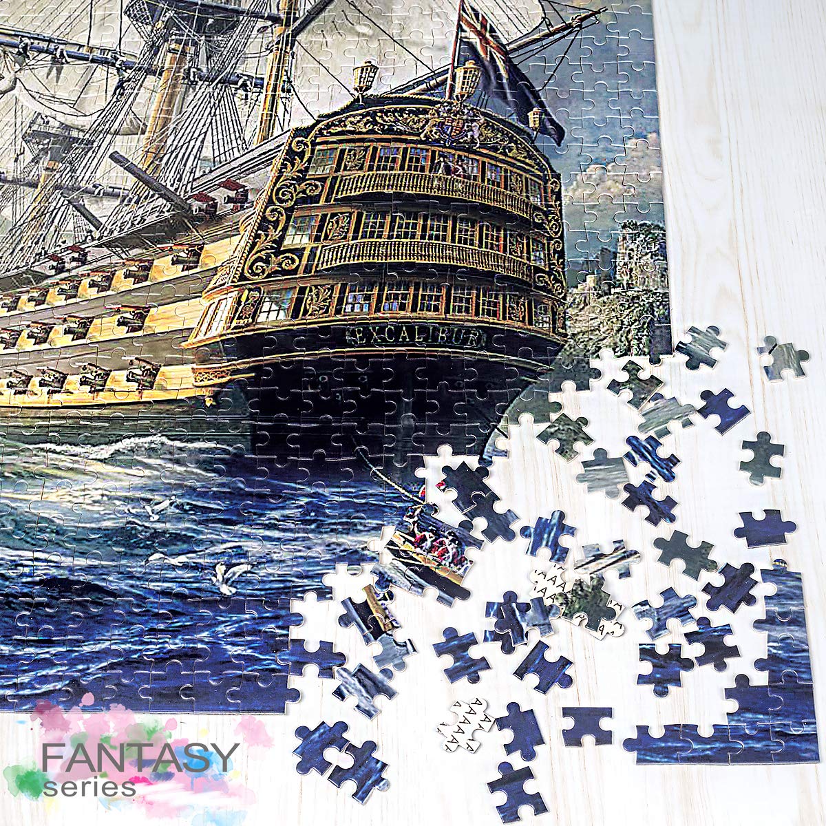 Ingooood- Jigsaw Puzzles 1000 Pieces For Adult- Fantasy Series- Age Of Discovery_Ig-0398 Entertainment Wooden Puzzles Toys