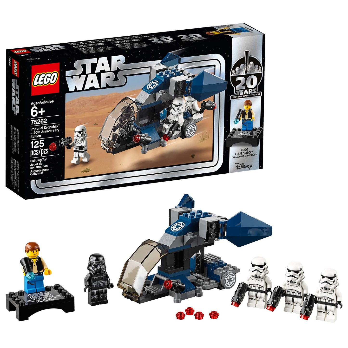 LEGO Star Wars Imperial Dropship - 20th Anniversary Edition 75262 Building Kit (125 Pieces)-New
