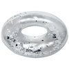 Franklin Sports Pool Float - Glitter Pool Tube - Inflatable Pool Raft - mature-themed Pool Float - 36 Inch - Pool Float - mature-themed - Lounge Float - Ring Pool - Kids - Silver (91041XB)