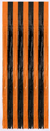 Amscan New Age Scare Halloween Party Orange & Black Door Curtain Decoration