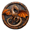 Wooden Puzzles for mature-themeds Mechanical Dragon Wooden Jigsaw Puzzles for mature-themeds Wood Puzzles mature-themed Unique Animal Shape Gifts for Friends and Family Wall Art Canvas Puzzle (M -11.4*11.3in -200 pcs)