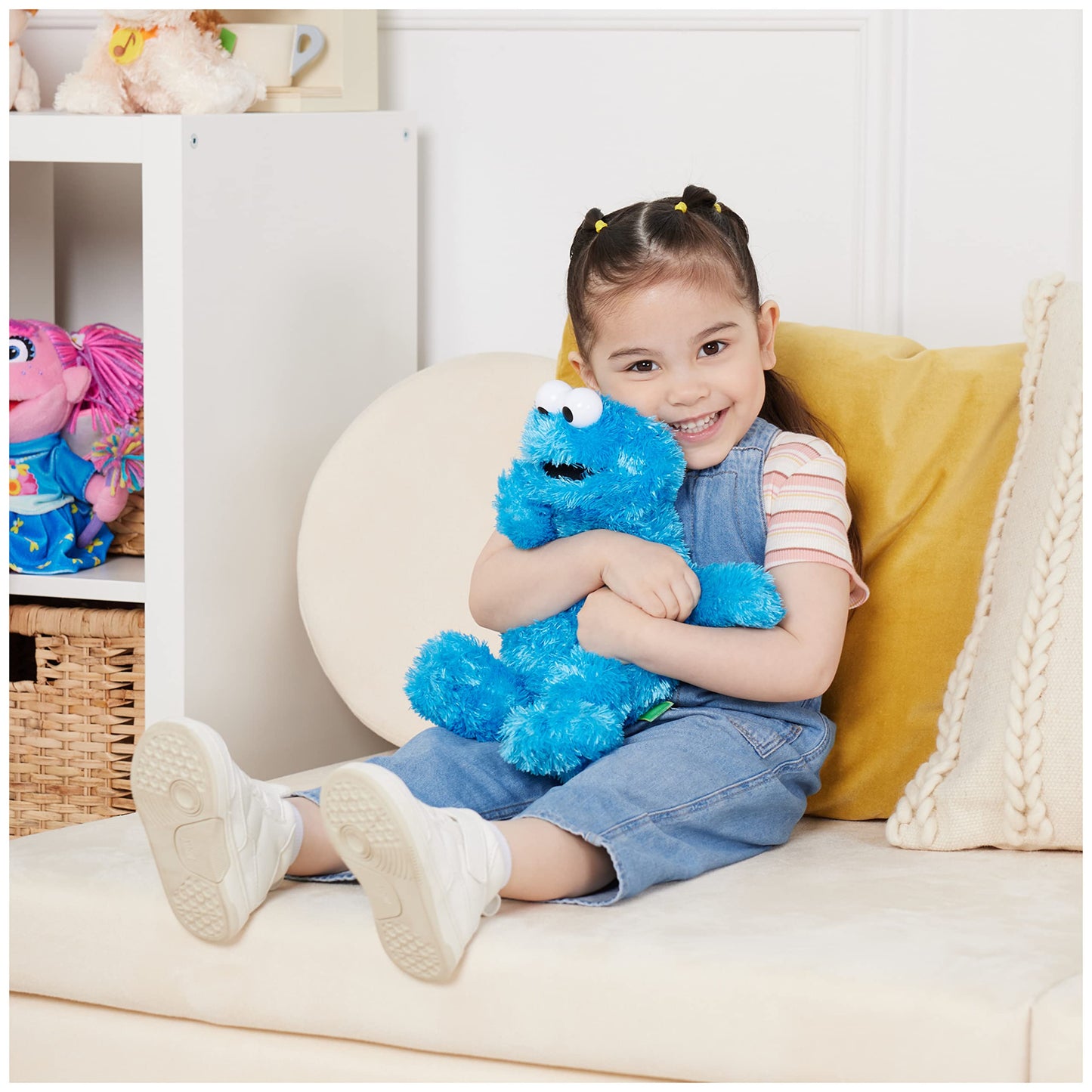 GUND Cookie Monster Plush Toy, 12" Premium Polyester Muppet for Ages 1+, Blue, Model 75352