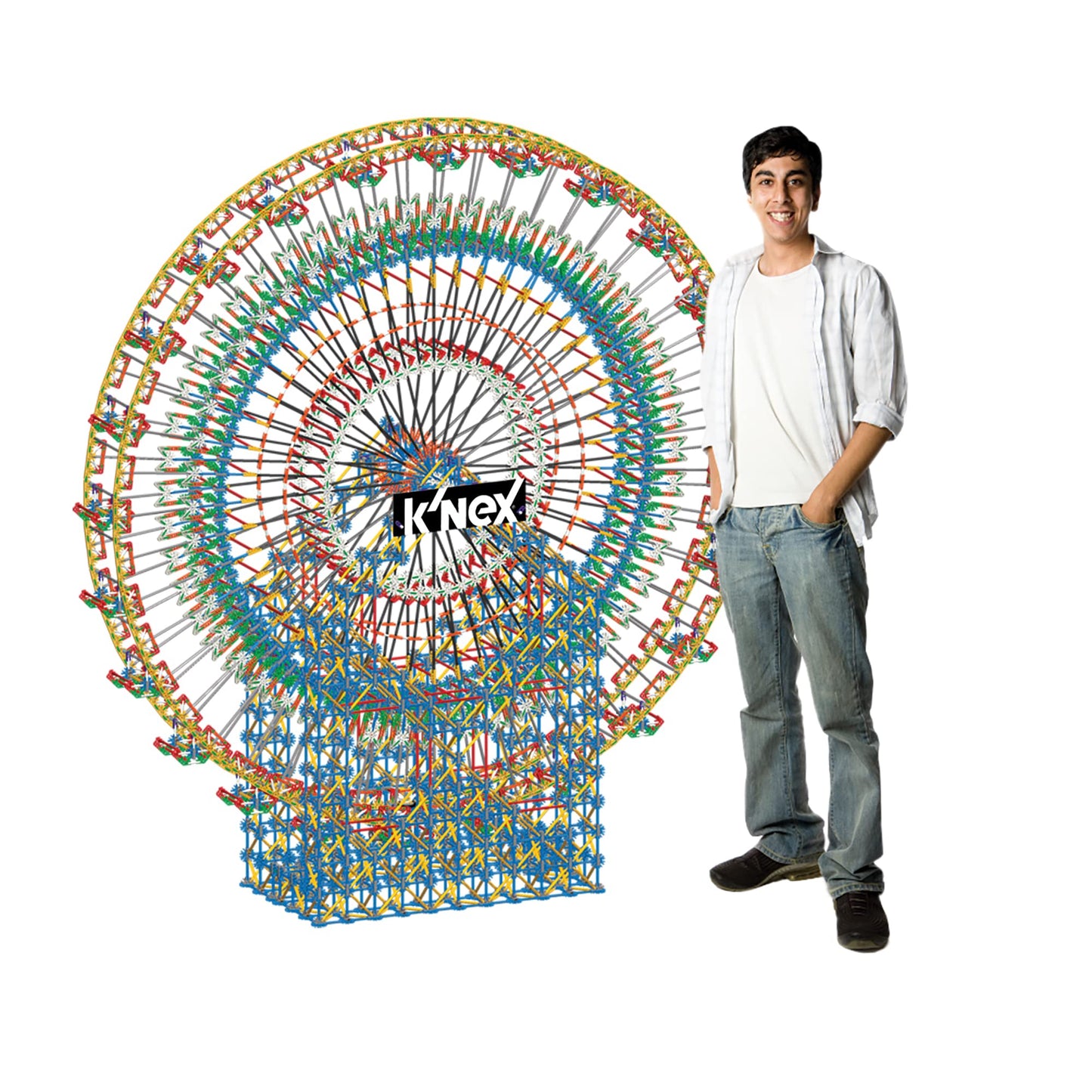 K'Nex - Thrill Rides‚ 6-Foot Ferris Wheel‚ Stem Building, Creative Construction Set‚ Ages 16+