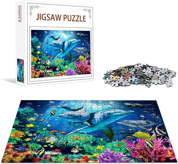 Nattork Jigsaw Puzzles 500 Pieces For Adults, Families (Sea World) Pieces Fit Together Perfectly
