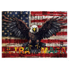 United States Flag Eagle Puzzles For Adults 1000 Piece, Usa Patriotic Faith Jigsaw Puzzle, Inspirational Country Bird Puzzle