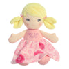Aurora Elegant First Doll Blonde Baby Stuffed Doll - Imaginative Play - Stylish Companions - Pink 12 Inches