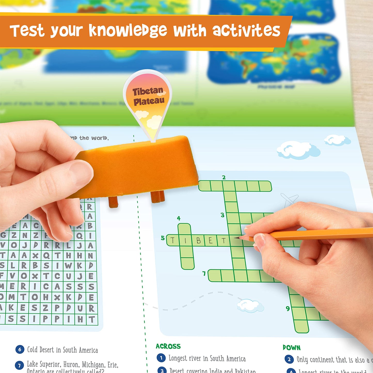 Imagimake Mapology Physical Features | World Map For Kids | 3D Puzzles For Kids Ages 8-10 | Educational Toys For Kids 8-12 | Gifts For Boys & Girls 8-12 | Building Toys Gift For Birthday And Christmas