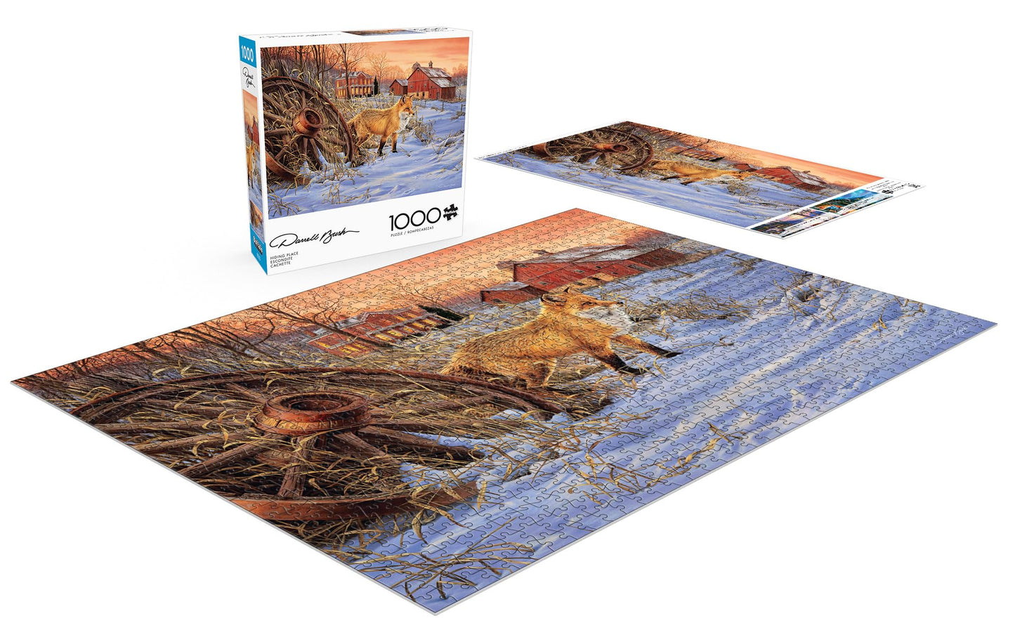 Buffalo Games Hiding Place 1000 Piece Jigsaw Puzzle for Adults - Large Multicolor Puzzle for Challenging Game Nights - 26.75 x 19.75