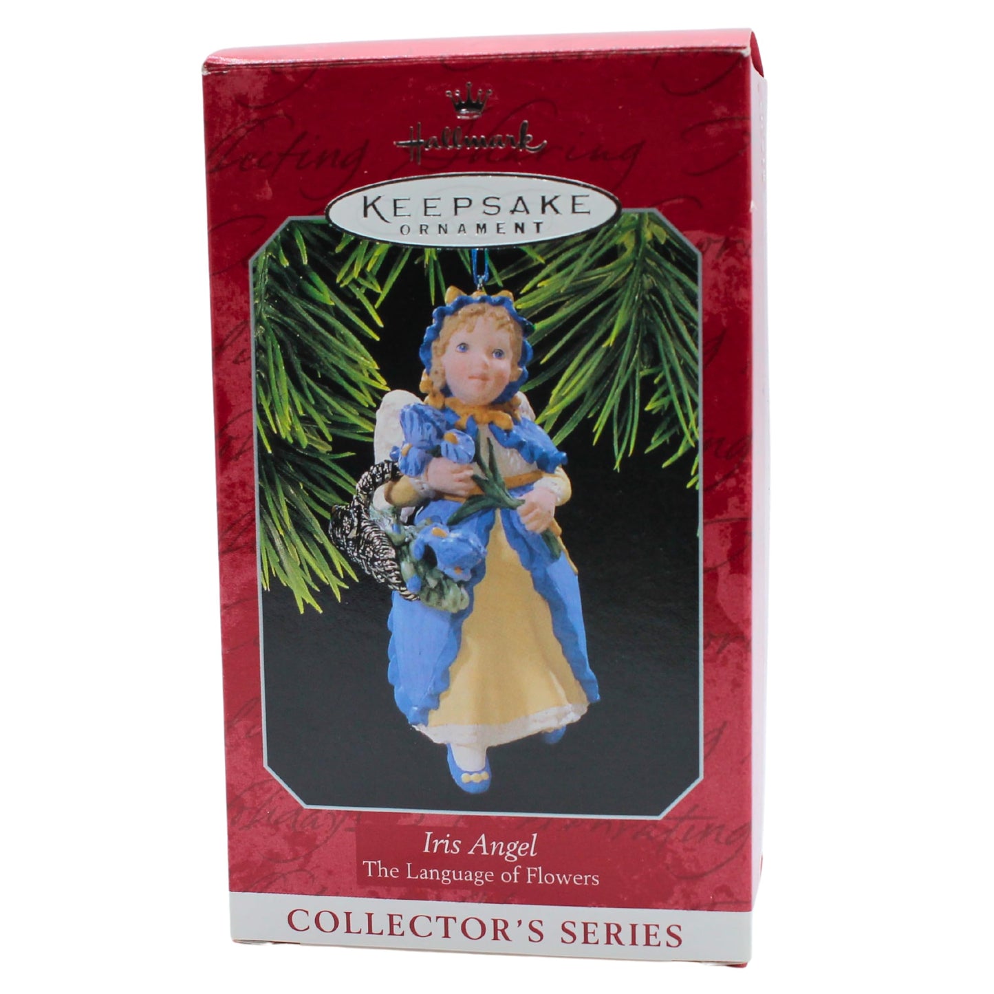 Hallmark QX6156 Language of Flowers #3 - Iris Angel 1998 Keepsake Ornament