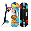 Jaspo Street Runner Junior 18 Inches Fiber Skateboard for Kids Upto 7 Years Age Group Recommended for Boys and Girls (Suitable f