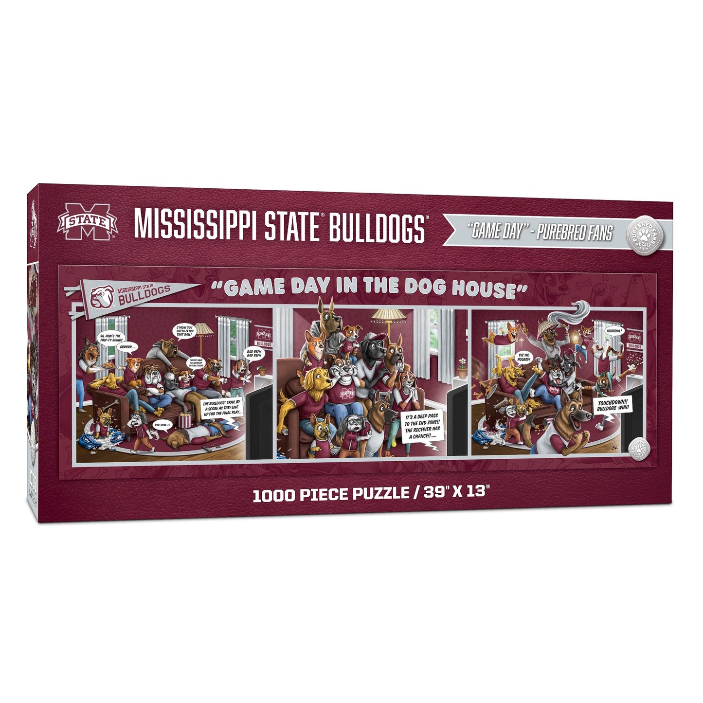 YouTheFan NCAA Mississippi State Bulldogs Game Day in The Dog House 1000pc Puzzle