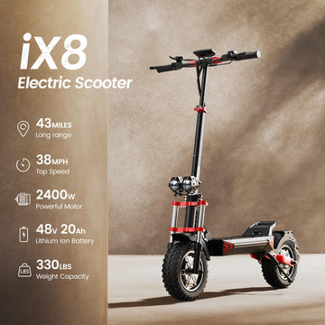 iScooter Electric Scooter, 2400W Motor, 38MPH & 43Miles