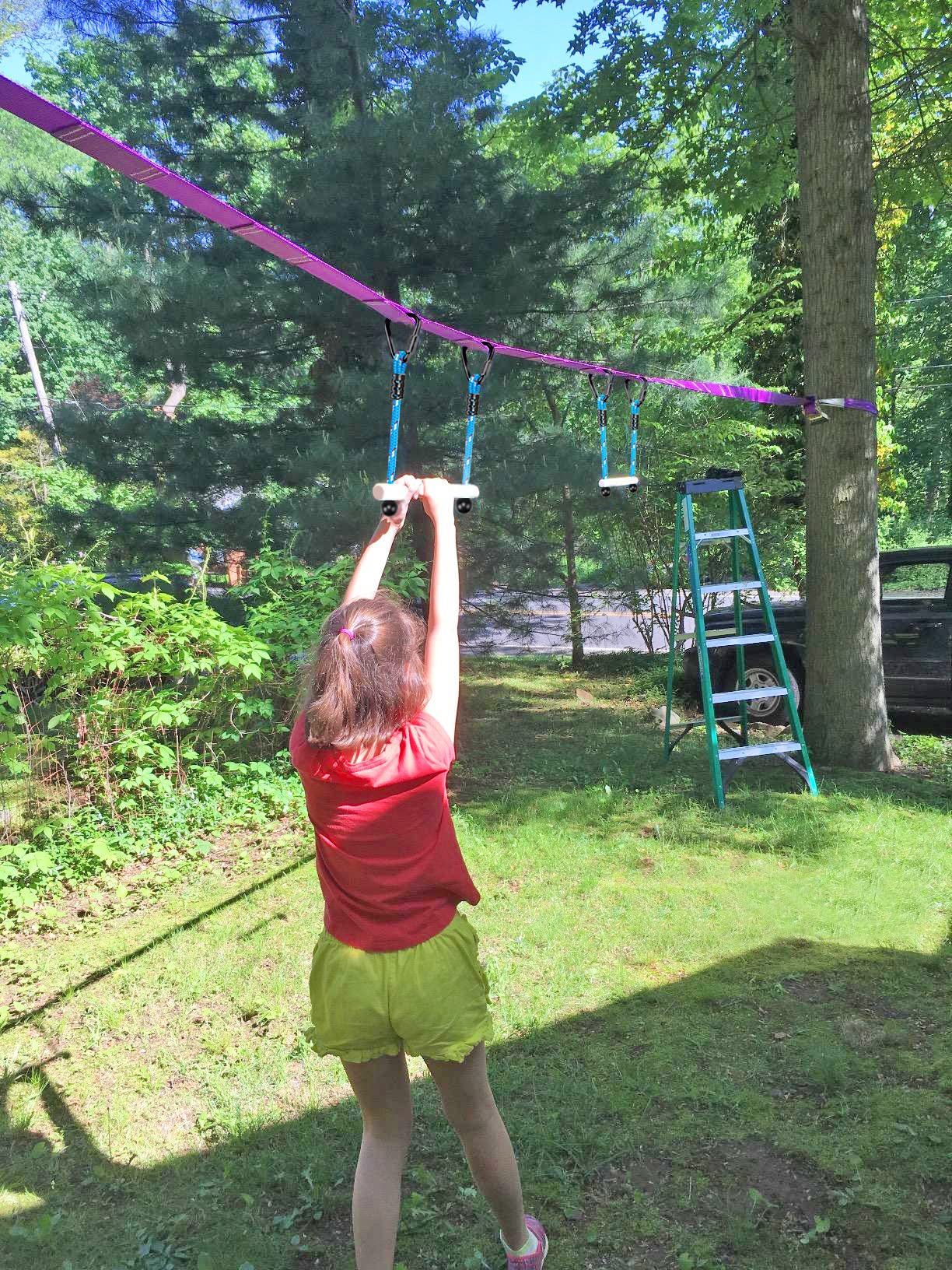 Benelabel 2 Ninja Monkey Bars Obstacle, Obstacle Course Bars, Outdoor Play Set, Obstacle Course For Training Equipment, Great Fo