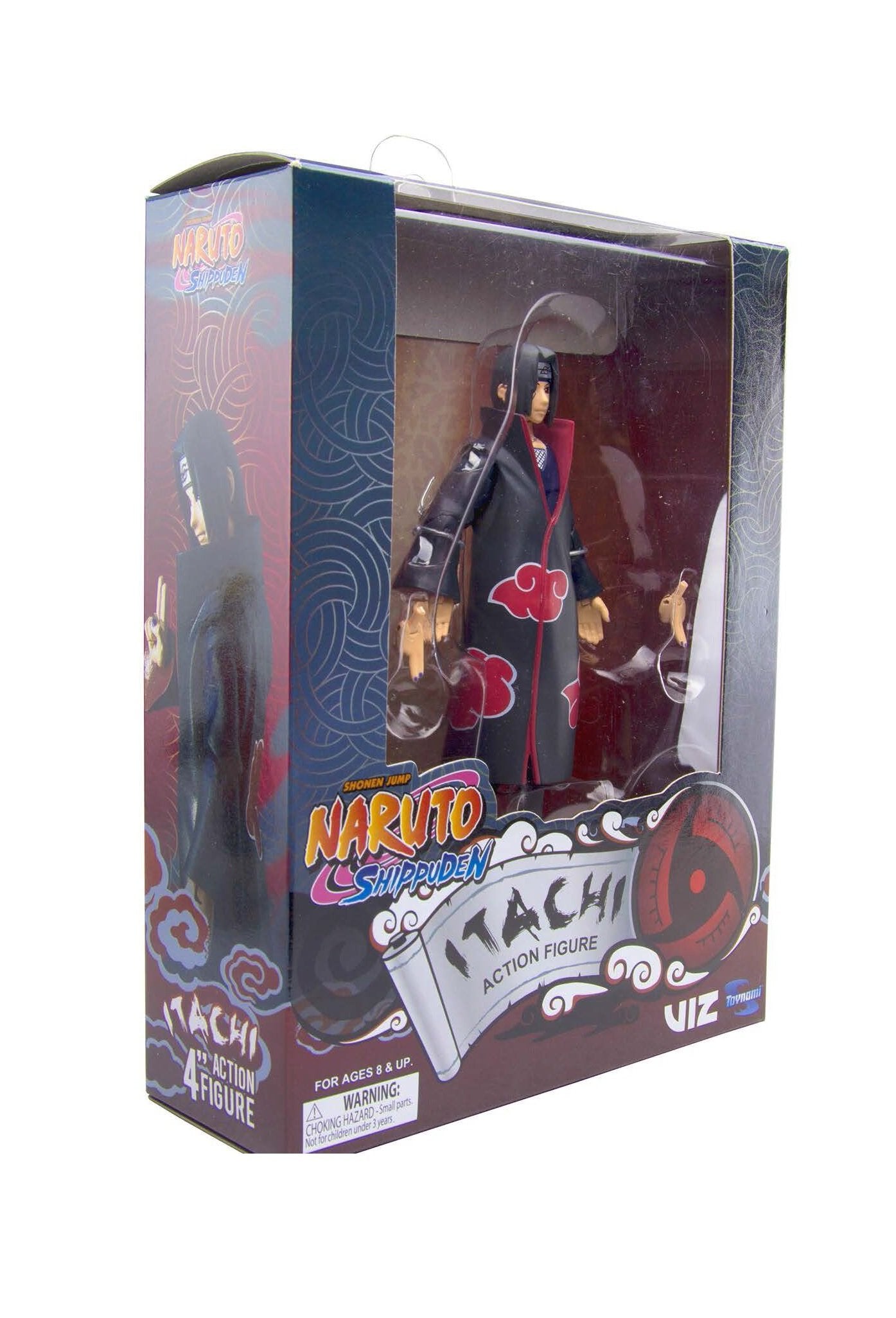 Naruto Shippuden: Itachi 4 Inch Poseable Action Figure By Toynami