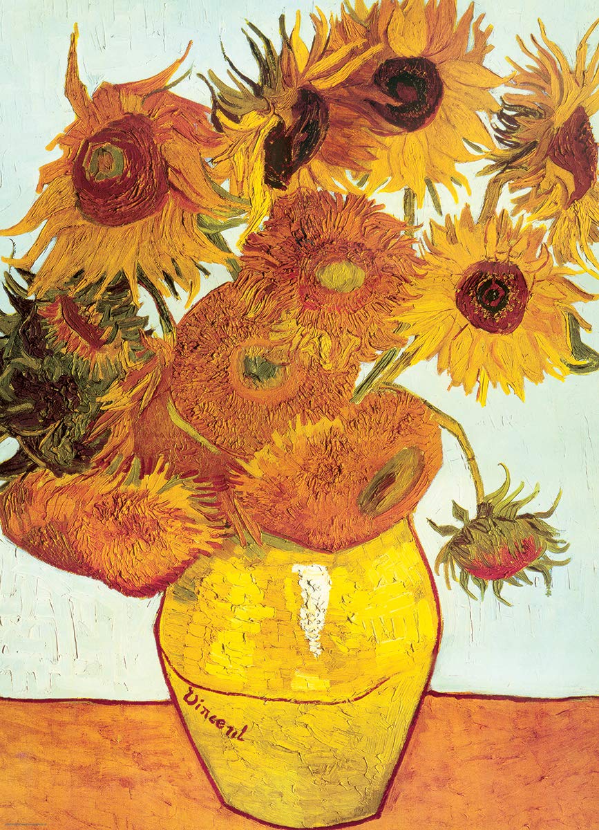 Eurographics Twelve Sunflowers By Van Gogh 1000-Piece Puzzle