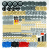 Gears Pins Axles Set Compatible With Technical Parts,Power Function Builidng Block Cars Train Bricks Accessories Speed Technical