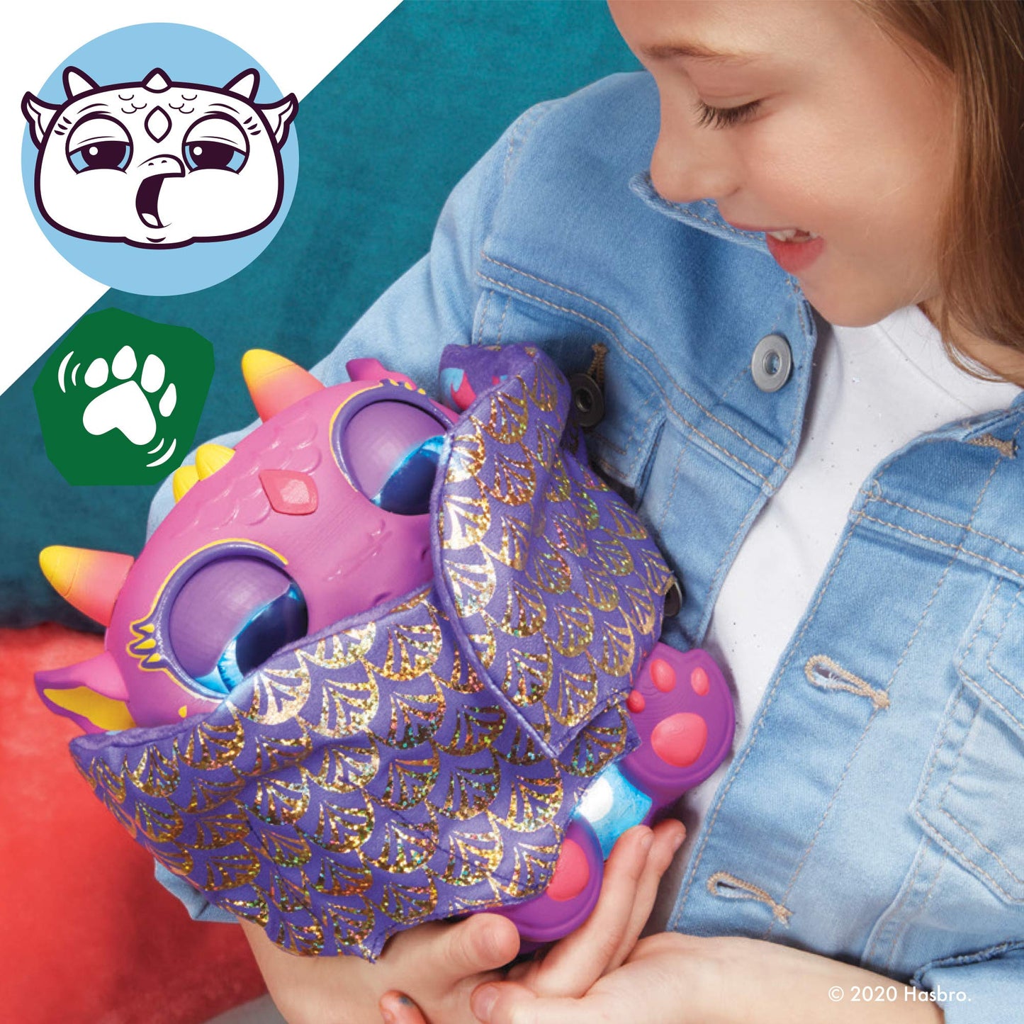 Furreal Friends Moodwings Baby Dragon Interactive Pet Toy, 50+ Sounds & Reactions, Ages 4 And Up