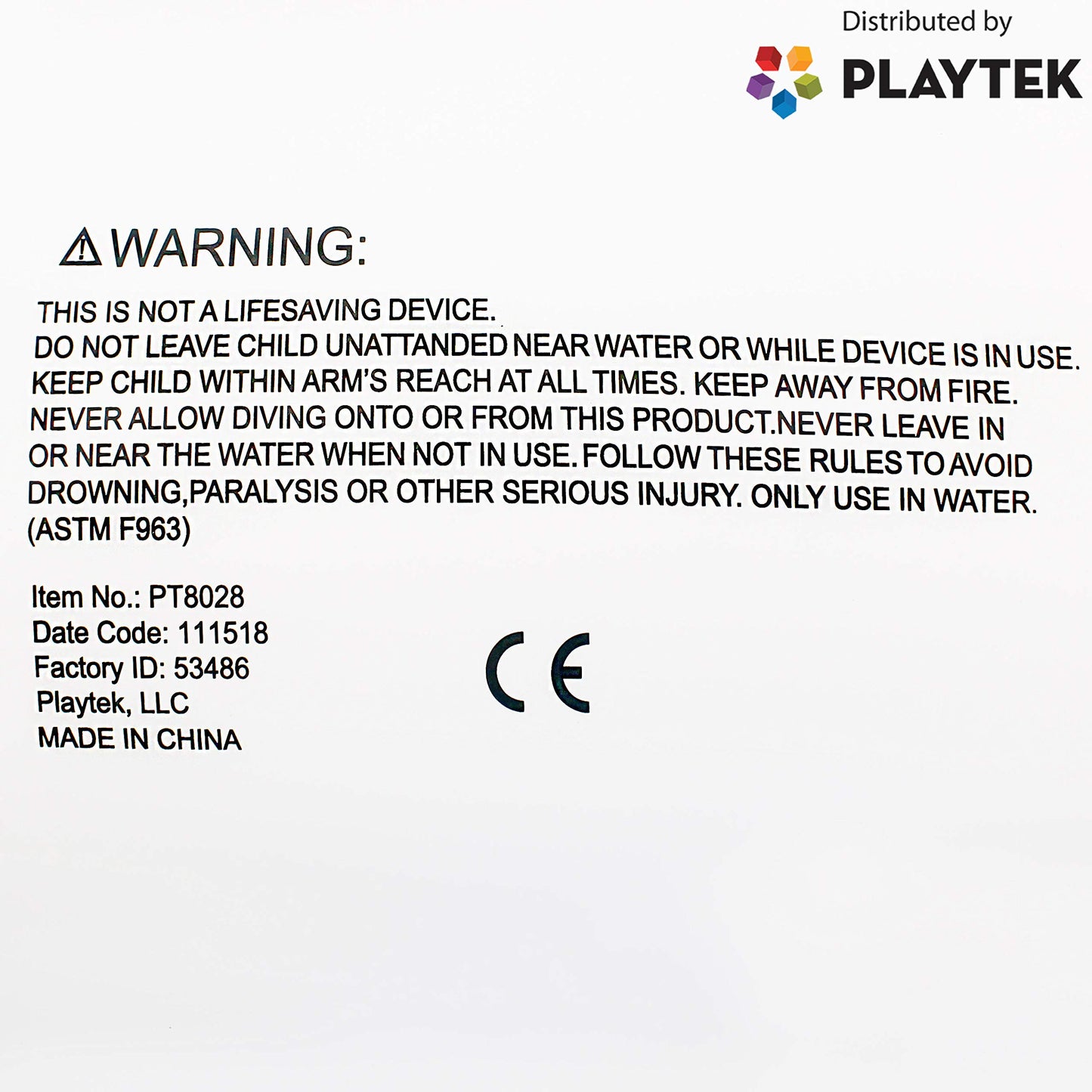 Playtek Giant Pool Float Ring, Large Round Pink Glitter Swim Tube, Durable Floats For Swimming On Beach, Pool, Water Sports