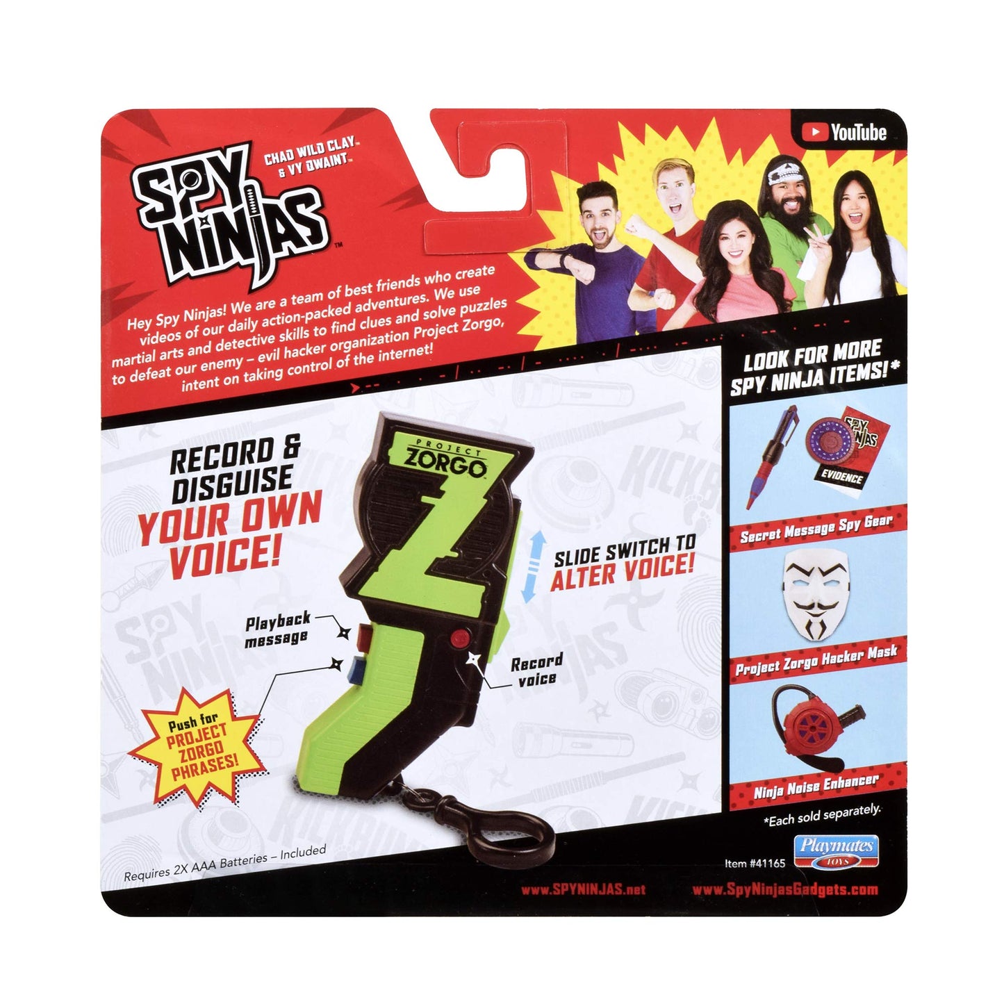Spy Ninjas Project Zorgo Voice Morpher, Usb