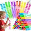 Bubble Wands 66 Piece in 6 Colors 2oz Bubbles Party Favors Bulk for Kids Summer Outdoor Gifts for Boys Girls Themed Birthday Carnival Wedding Classroom Prizes Ideal Goodies Bags Stuffers