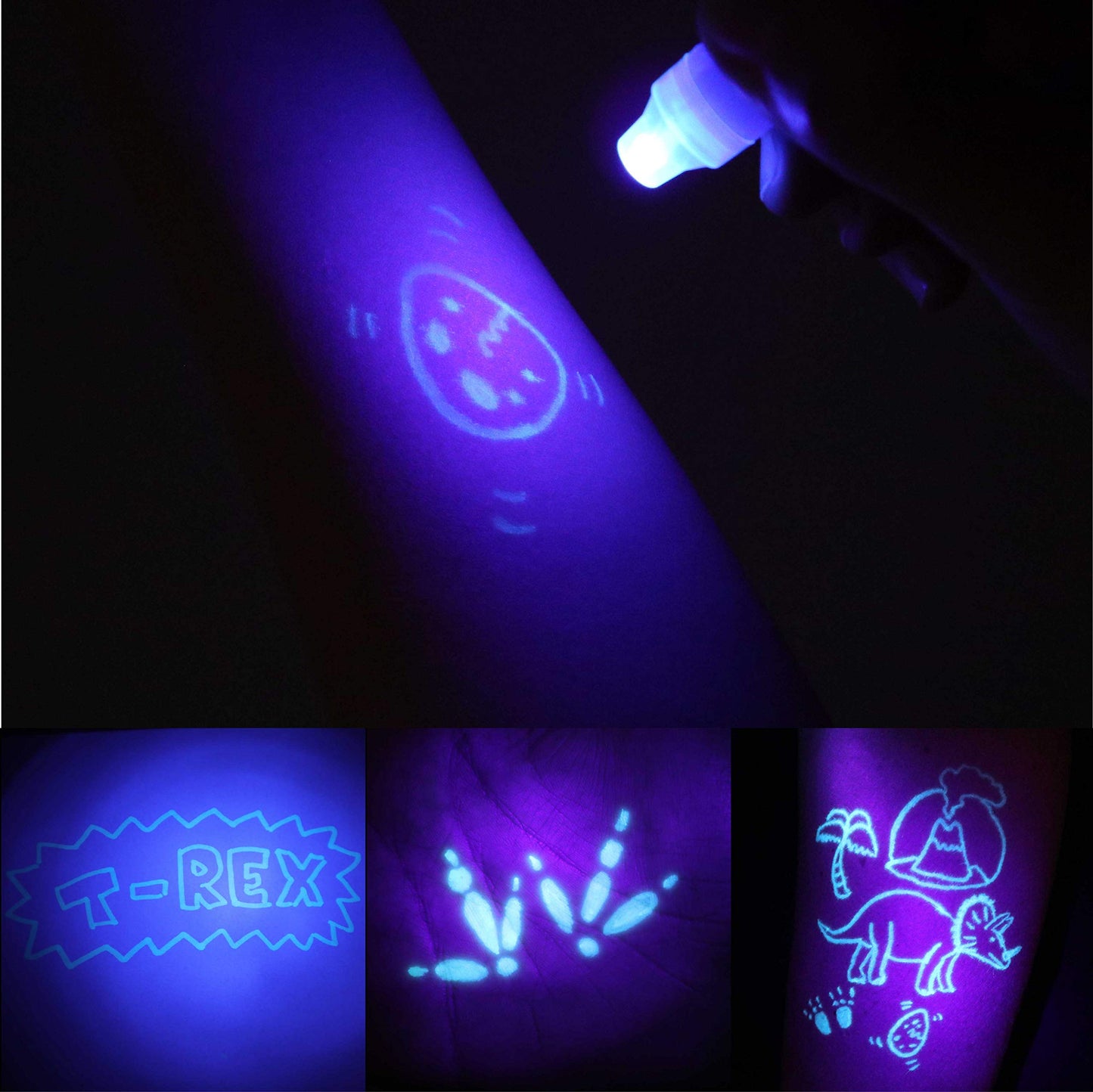Invisible Ink Pen And Notebook Pack Of 32 - Bonnyco | Dinosaur Party Favors For Kids | Spy Pen Dinosaur Birthday Party Supplies, Prizes For Kids | Magic Pen Birthday Party Favors, Prizes For Students