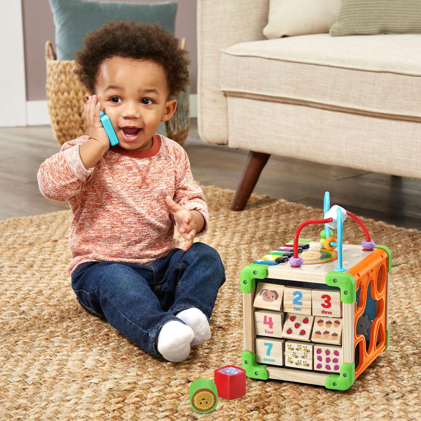 Leapfrog Touch And Learn Wooden Activity Cube