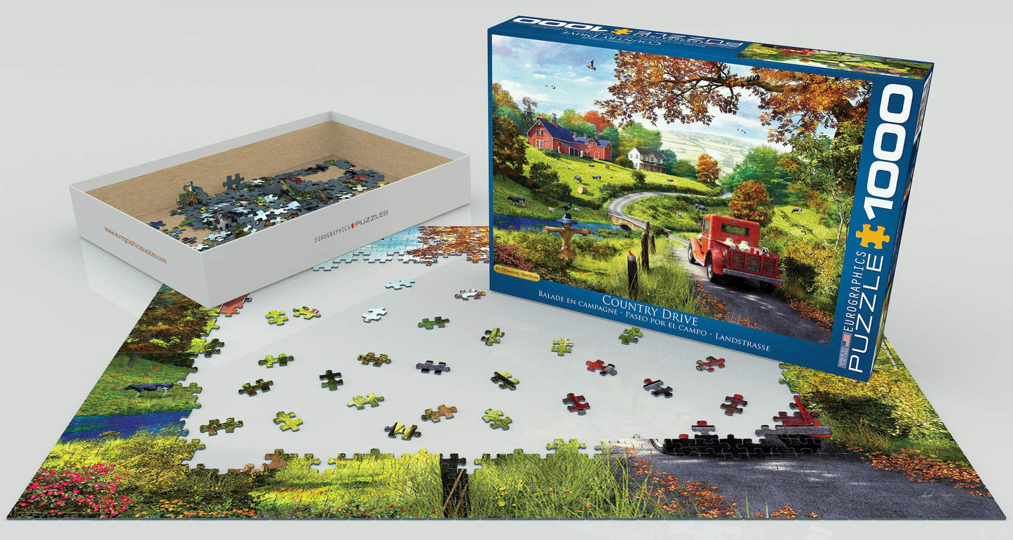 Eurographics (Eurhr The Country Drive By Dominic Davison 1000Piece Puzzle 1000Piece Jigsaw Puzzle