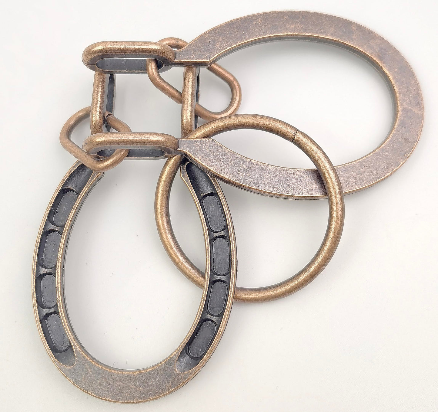 Magikon Traditional Brain Teaser, Classical Metal Horseshoe Puzzle (Bronze, Normal)